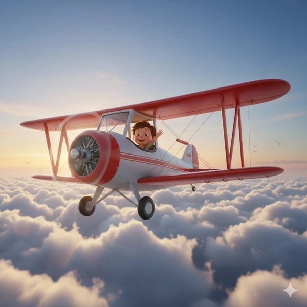 I’m Flying in an Airplane - Nursery Rhymes for Kids in English (Full Lyrics)