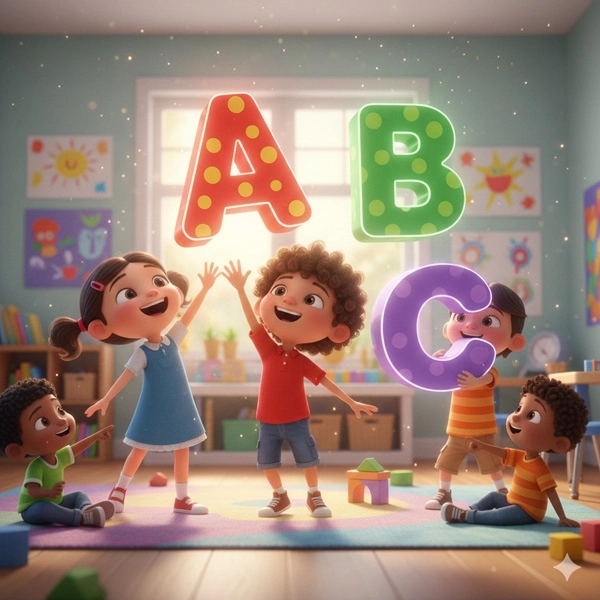 Alphabet Song (A–B–C) - Nursery Rhymes for Kids in English (Full Lyrics)