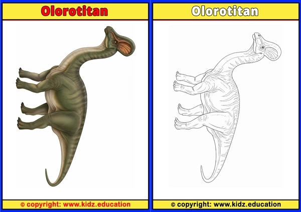 Olorotitan - Printable Coloring Page for Kids