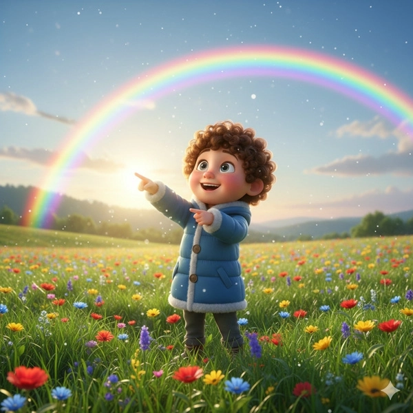 The Rainbow Song - Nursery Rhymes for Kids in English (Full Lyrics)