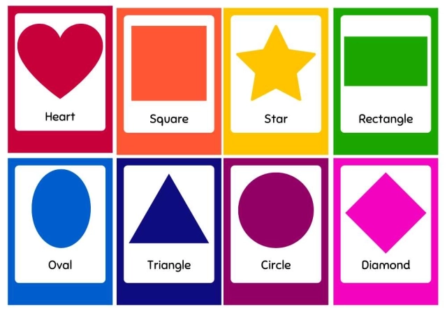 Shapes - Flash Cards for Kids