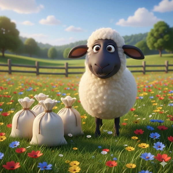 Baa Baa Black Sheep - Nursery Rhymes for Kids in English (Full Lyrics)