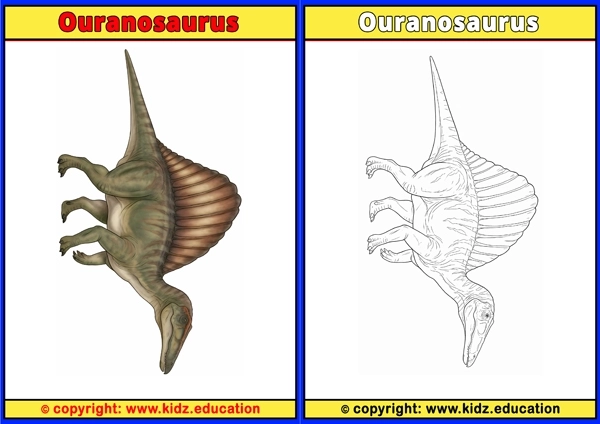 Ouranosaurus - Printable Coloring Page for Kids