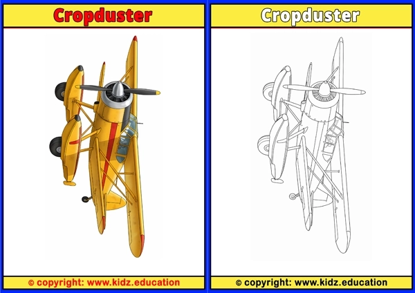 Cropduster - Printable Coloring Page for Kids