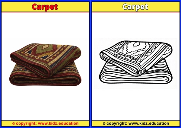 Carpet - Printable Coloring Page for Kids