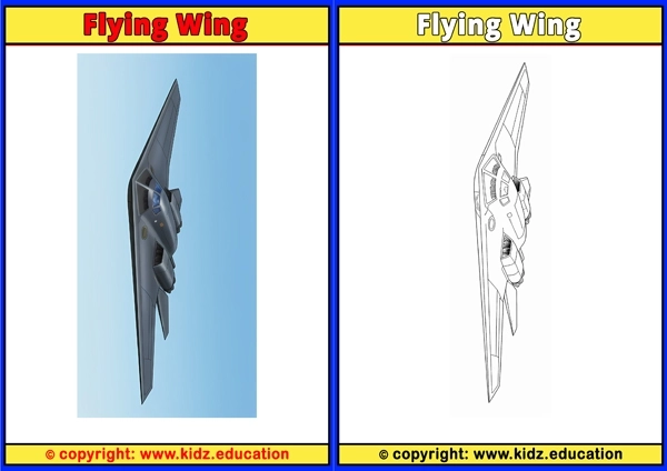 Flying Wing - Printable Coloring Page for Kids