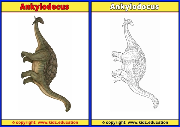 Ankylodocus - Printable Coloring Page for Kids