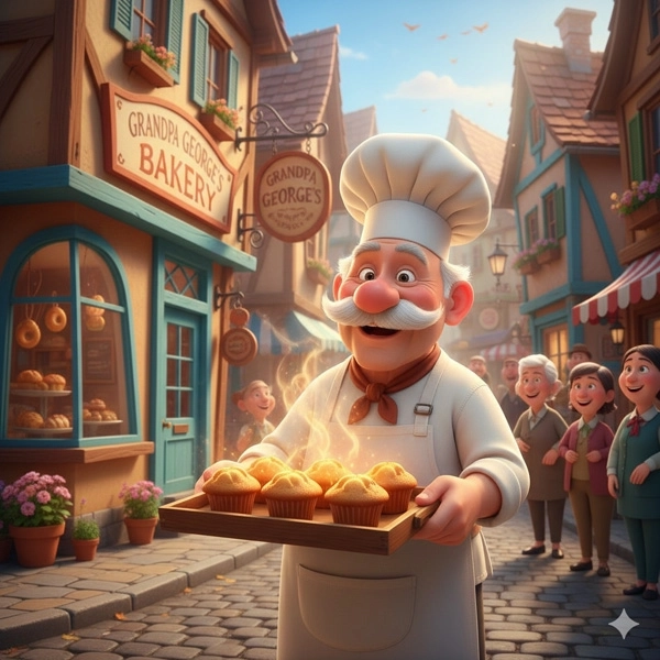 The Muffin Man - Nursery Rhymes for Kids in English (Full Lyrics)