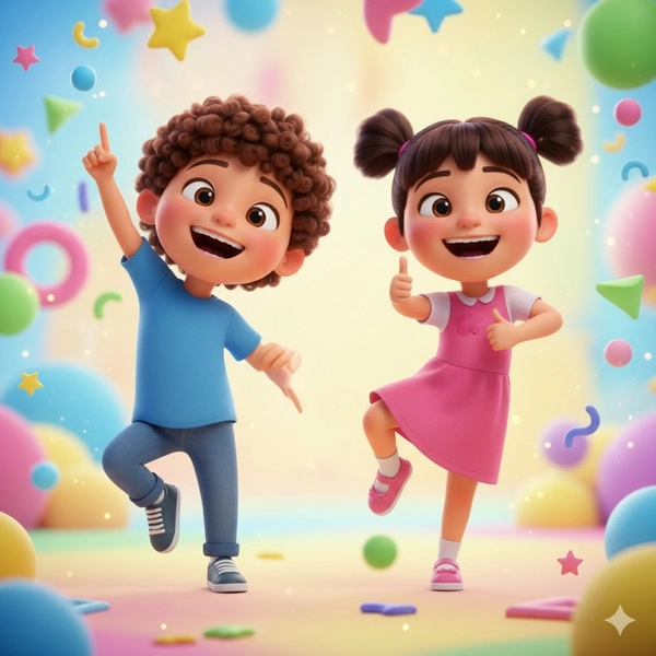 One Finger, One Thumb - Nursery Rhymes for Kids in English (Full Lyrics)