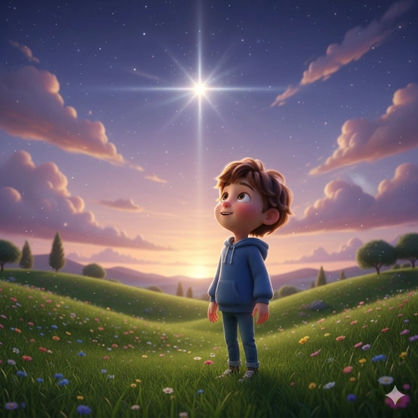 Star Light, Star Bright - Nursery Rhymes for Kids in English (Full Lyrics)