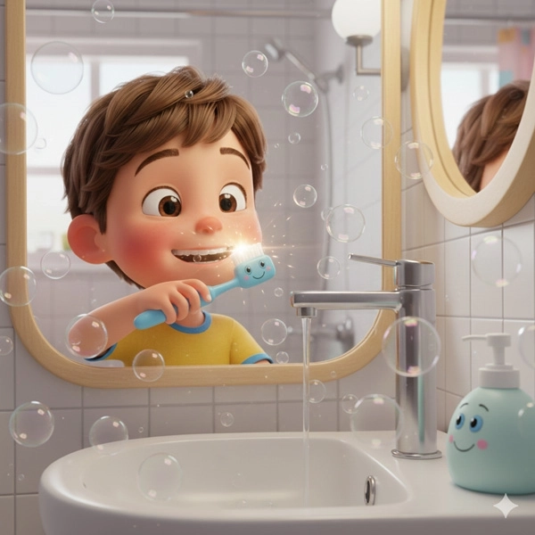 Brush Your Teeth - Nursery Rhymes for Kids in English (Full Lyrics)