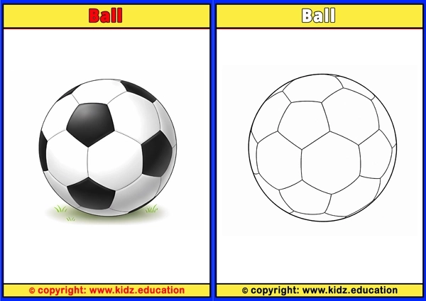 Ball - Printable Coloring Page for Kids
