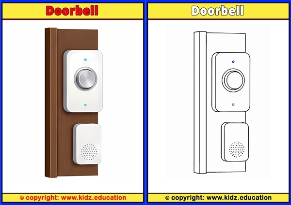 Doorbell - Printable Coloring Page for Kids