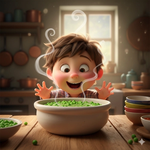 Pease Porridge Hot - Nursery Rhymes for Kids in English (Full Lyrics)