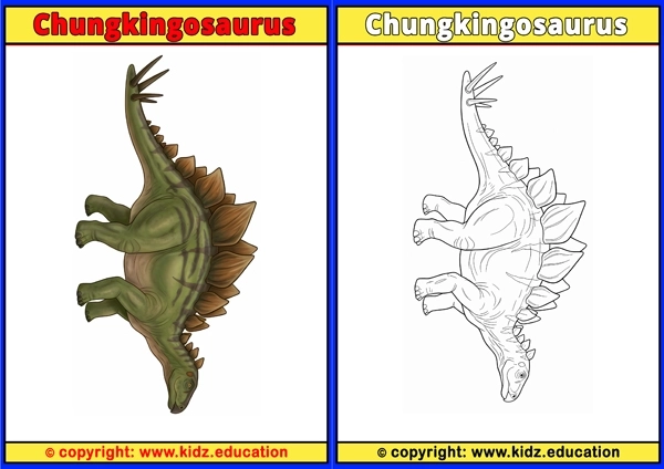 Chungkingosaurus - Printable Coloring Page for Kids