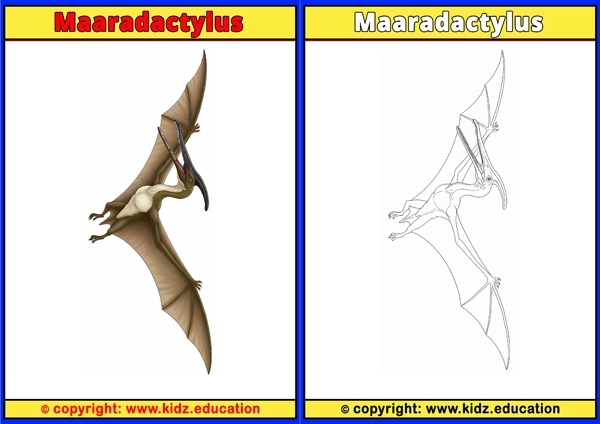 Maaradactylus - Printable Coloring Page for Kids