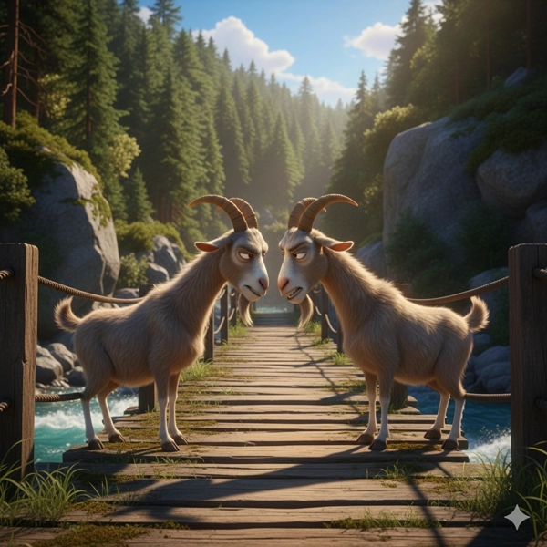 Two Silly Goats - Moral Story for Kids
