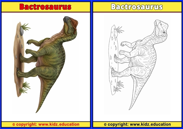 Bactrosaurus  - Printable Coloring Page for Kids