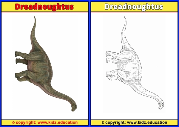 Dreadnoughtus - Printable Coloring Page for Kids