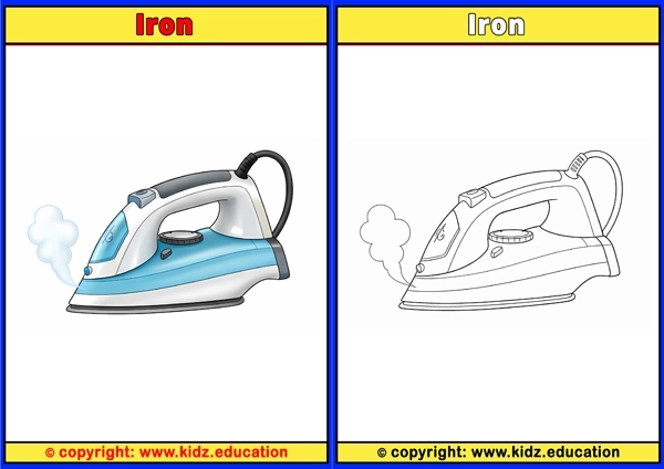 Iron - Printable Coloring Page for Kids