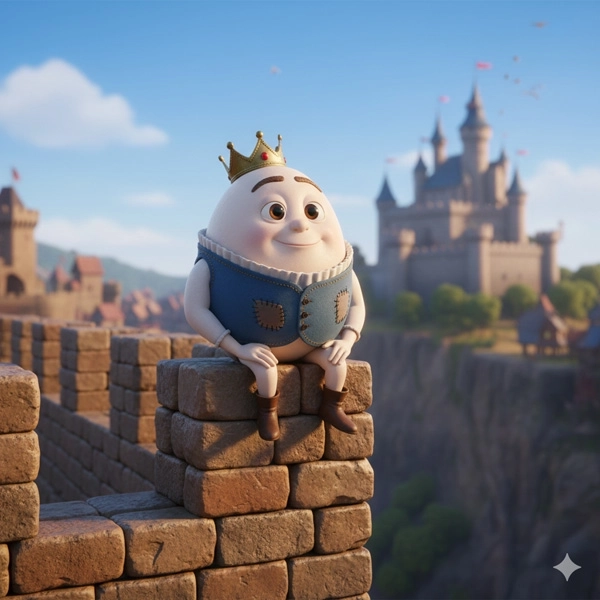 Humpty Dumpty - Nursery Rhymes for Kids in English (Full Lyrics)