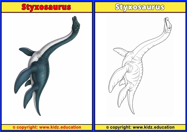 Styxosaurus - Printable Coloring Page for Kids