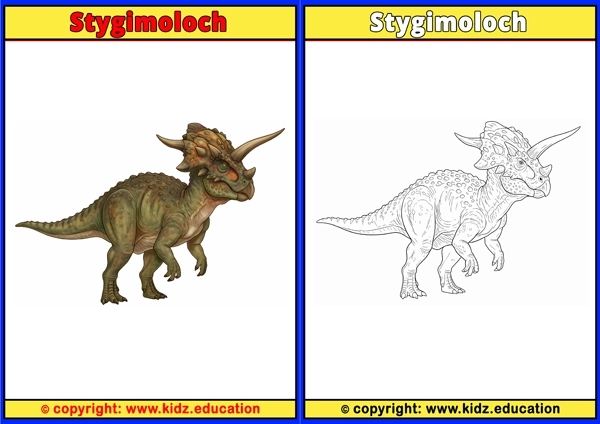 Stygimoloch - Printable Coloring Page for Kids