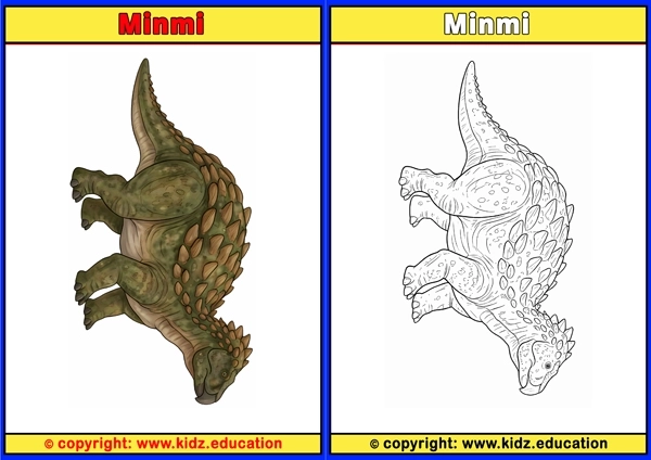 Minmi - Printable Coloring Page for Kids