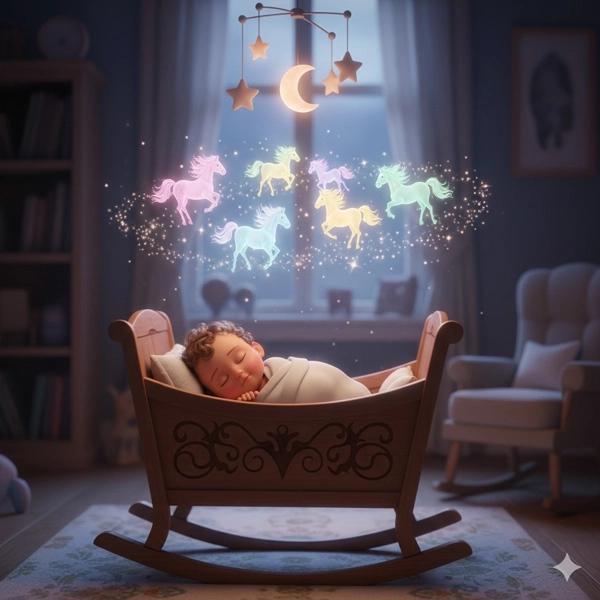 All the Pretty Little Horses - Nursery Rhymes for Kids in English (Full Lyrics)