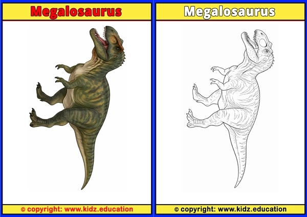 Megalosaurus - Printable Coloring Page for Kids
