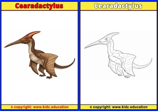 Cearadactylus - Printable Coloring Page for Kids